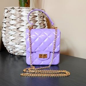 Textured, Mini, Purple/Lavender, Handbag/Purse/Crossbody Bag